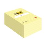 Postit Note 6X4 Feint Yellow 660