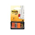 3M Postit Tape Flags Orange 680-4 Pk12