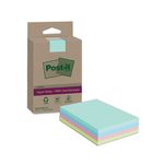 Post-It Ss Recy Notes 102X152 Ast P4