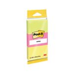 Post-It Neon 100 Sheet Notes Pk36