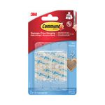 3M Command Mini Clear Hooks With Strips