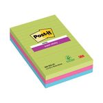 3M Postit Supersticky Ruled 102X152 Pk3