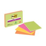 3M Postit S/Sticky Meet Notes Neon 200Mm