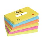 Post-It Notes Wrm Neon 127x76 Pk6