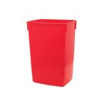 Addis 54 Litre Flip Top Recycle Bin Red