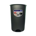 Addis Round Bin Base 50Lt Metallic