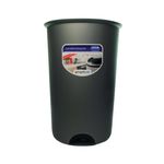 Addis Round Bin Base 50Lt Metallic