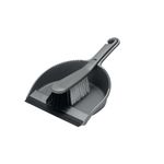 Addis Soft Dustpan/Brush Set Metallic