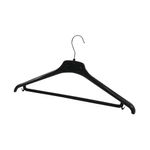 Ff Alba Plastic Coat Hanger Black Pk20