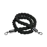 Albion Rope 25Mmx150Cm Blk Chm Hooks 980