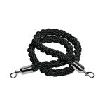 Albion Rope 25Mmx150Cm Blk Chm Hooks 980