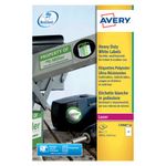 Avery Hvy Duty Lbls Wht 2L/Sh Bx 20