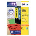 Avery Lever Arch Spine Labels Assor