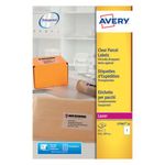 Avery Clear Laser Labels L7567-25