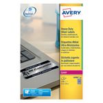 Avery Hduty Laser Lbl Silver 189X20Shts