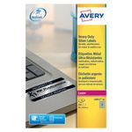 Avery Hduty Laser Lbl Silver 10X20Shts