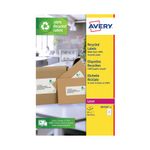 Avery Rec Label 7 P/Sheet Wht Pk105