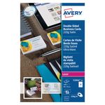 Avery Quick/Clean Bus Cards 10Tv 220G Wh