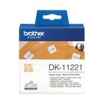 Brother Label Roll 23Mm Blk On Wh