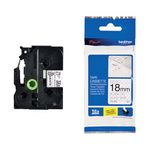 Brother Lbl Tp 18Mm Blk O Wht Tzese4