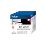 Brother Blk/Red Dk-22251 Labelling Tape