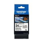 Brother P-Touch 24Mm Blk/Wht Tape