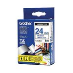 Brother Tz253 P-Touch Tape 24Mm Blue On