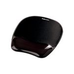 Fellowes Crystal Mousepad/Wrist Rest Blk