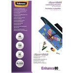 Fellowes A4 Quick Lam Pouch Pk100