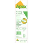 Fellowes Apex Black Plastic Comb 6Mm