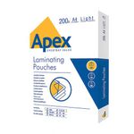 Fellowes Apex A4 Lam Pouch Pk200