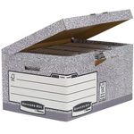Fellowes R-Kive Fliptop Storage Box Grey
