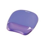Fellowes Crystal Gel Mousepad Purp 91441