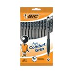Bic Bu3 Grip Ballpoint Pen Blk Pk10