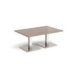 Brescia rect coffee table square bases