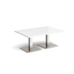 Brescia rect coffee table square bases