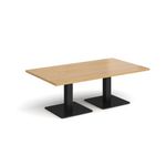 Brescia rect coffee table square bases