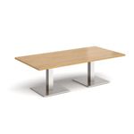 Brescia rect coffee table square bases