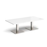 Brescia rect coffee table square bases