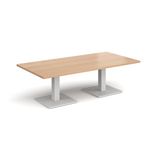 Brescia rect coffee table square bases