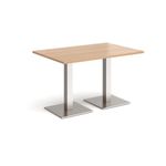 Brescia rect dining table square bases