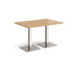 Brescia rect dining table square bases