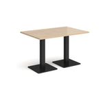 Brescia rect dining table square bases