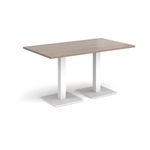 Brescia rect dining table square bases