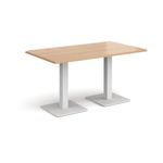 Brescia rect dining table square bases