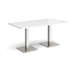 Brescia rect dining table square bases