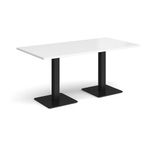 Brescia rect dining table square bases