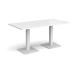 Brescia rect dining table square bases