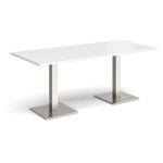 Brescia rect dining table square bases