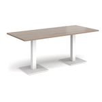 Brescia rect dining table square bases